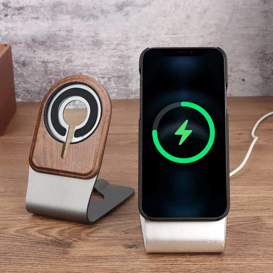 MagSafe Wooden Wireless Charging Stand for iPhone