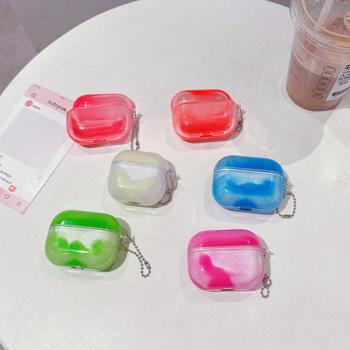 Luminous Liquid Sand AirPods Case