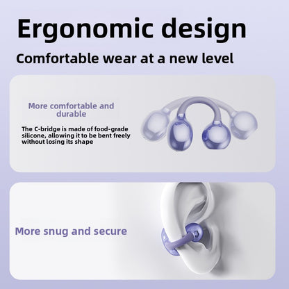 Open Ear Clip Bluetooth Earphones